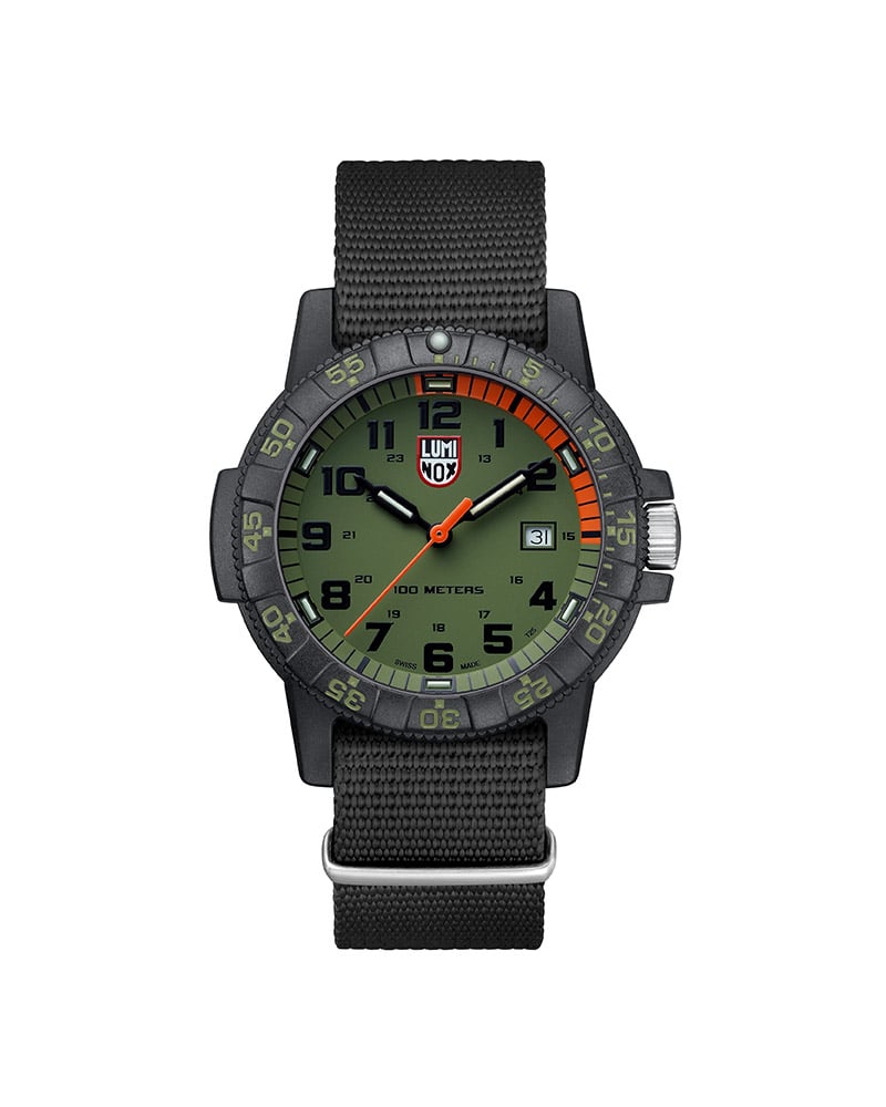 Luminox Leatherback Sea Turtle herreklokke med sort nato rem (44mm)
