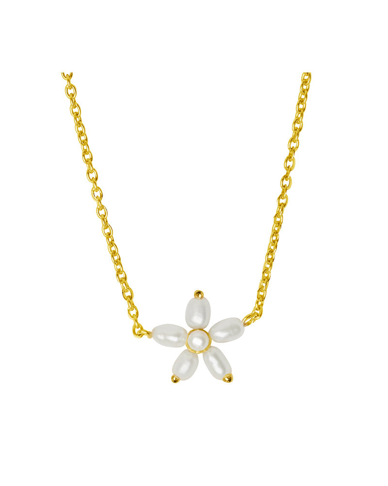 Pearl Signature Necklace Gold