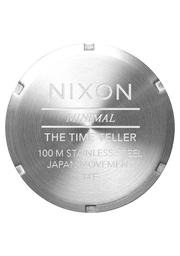 Nixon Time Teller Silver / Mandarin 37mm