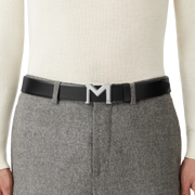 Montblanc Belt M buckle Reversible Black/Grey