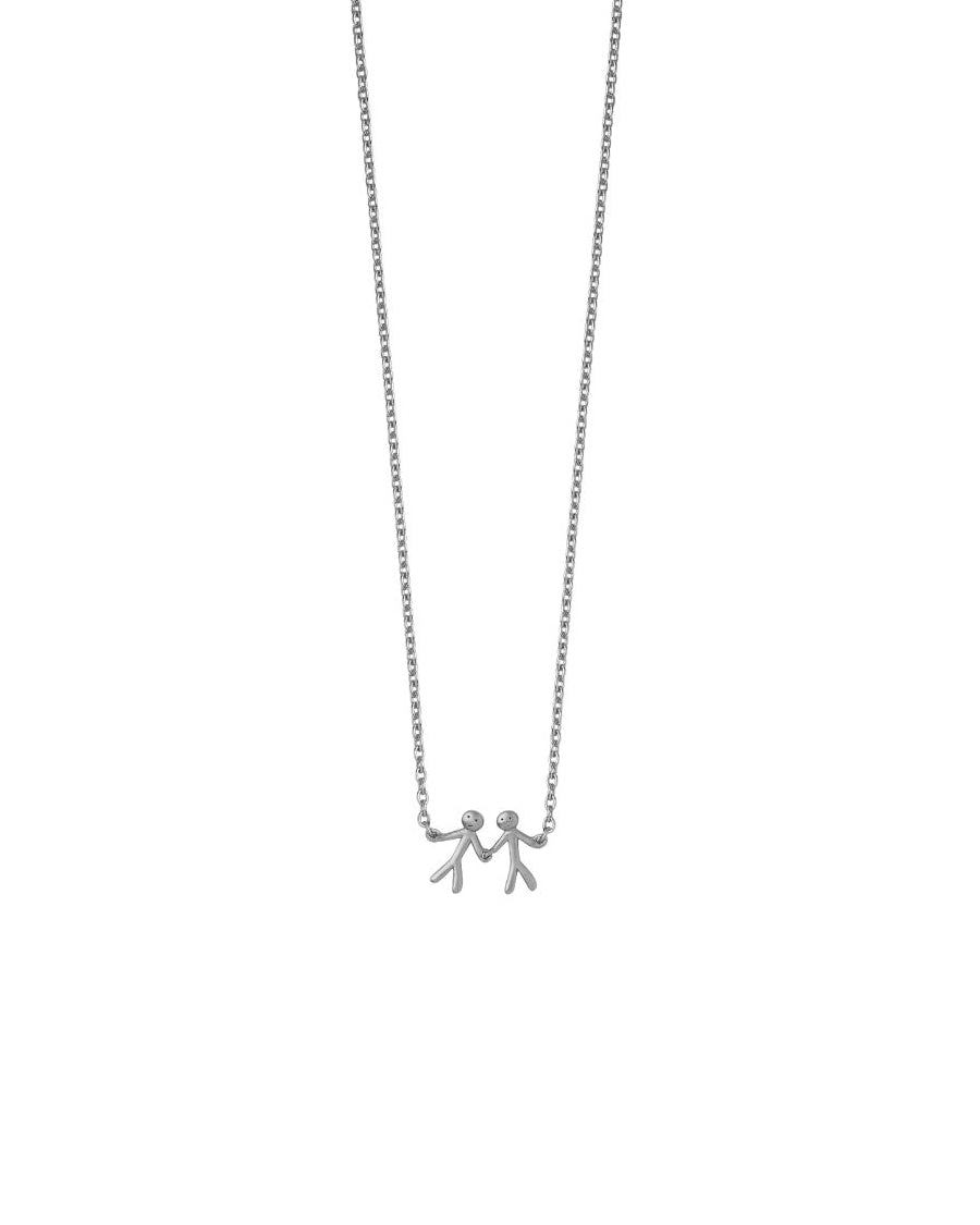 Together My Love Necklace Silver