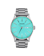 Sentry SS Silver / Turquoise 42mm