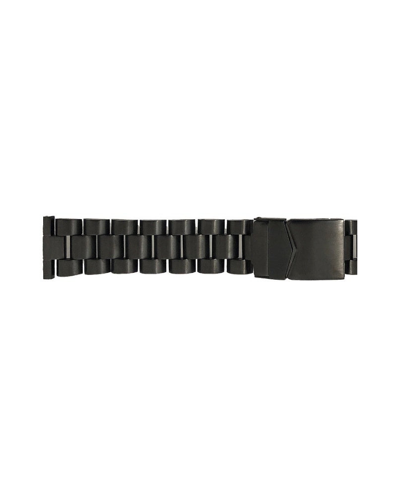 Massiv lenke i sortfarget stål / 24-22mm