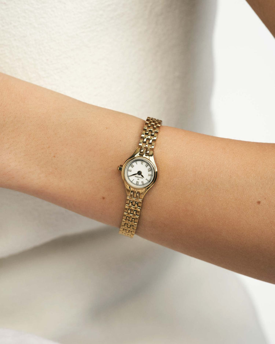 Heritage Petite Gullfarget / Hvit 16mm