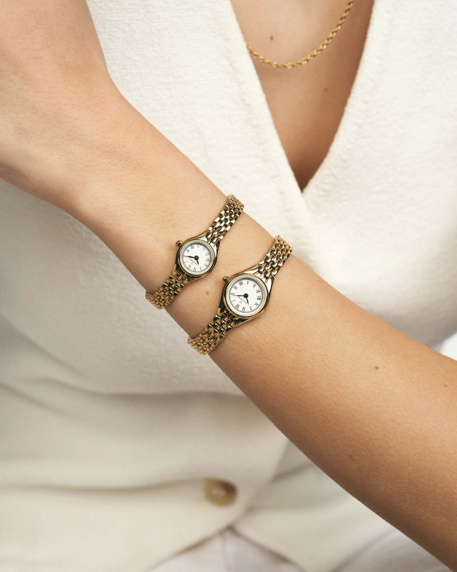Heritage Petite Gullfarget / Hvit 16mm