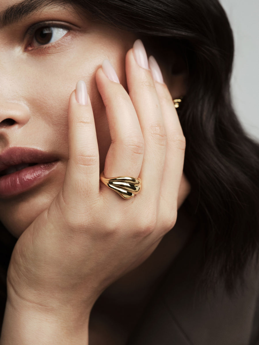 Mockberg Deco Gold Ring #54