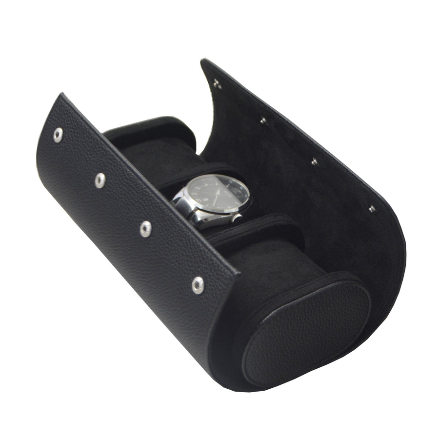 Klokkeboks Travel med 3 puter, sort