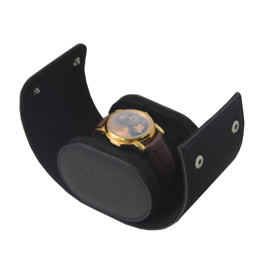 Klokkeboks Travel med 1 pute, sort