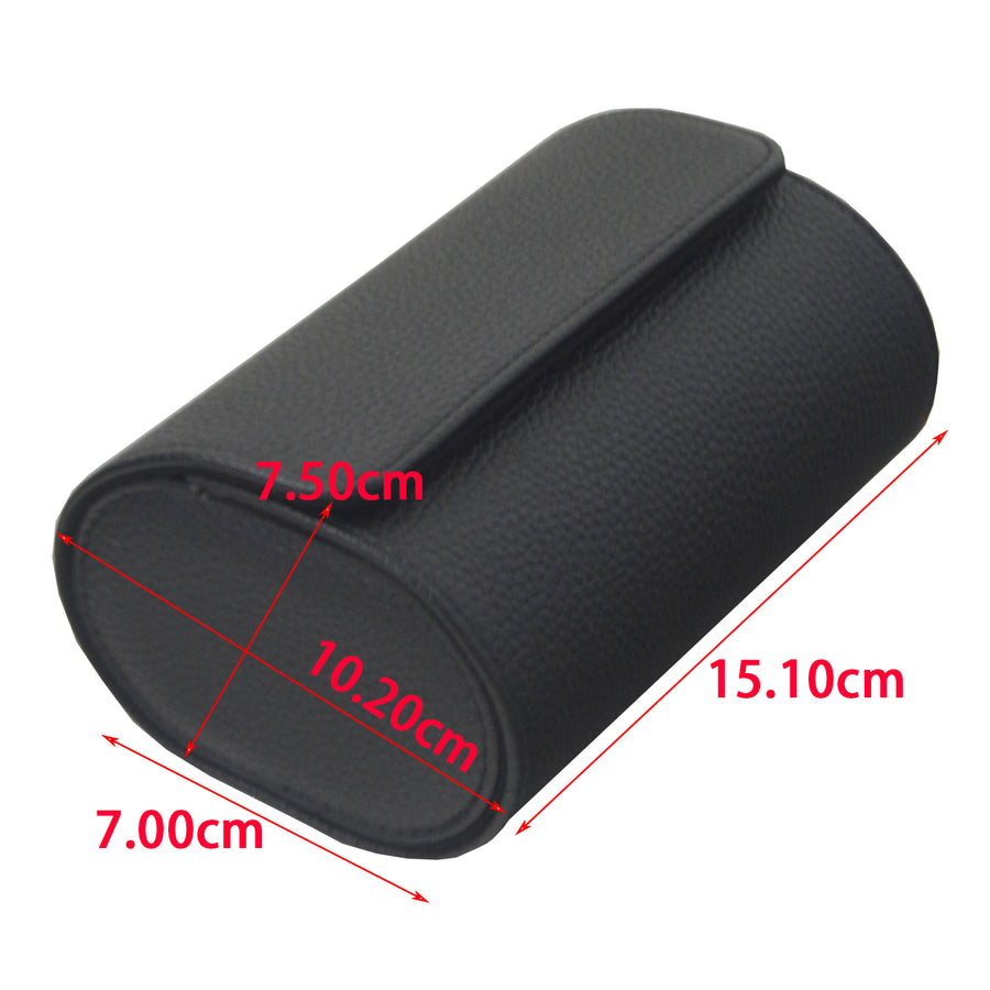 Klokkeboks Travel med 2 puter, sort