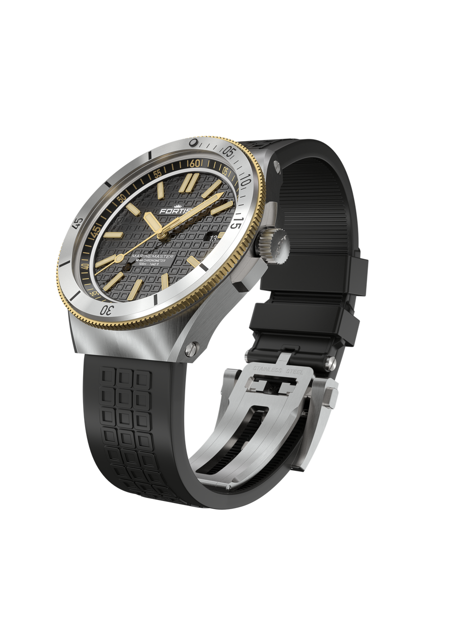 Marinemaster M-44 Black Resin Gold 44mm