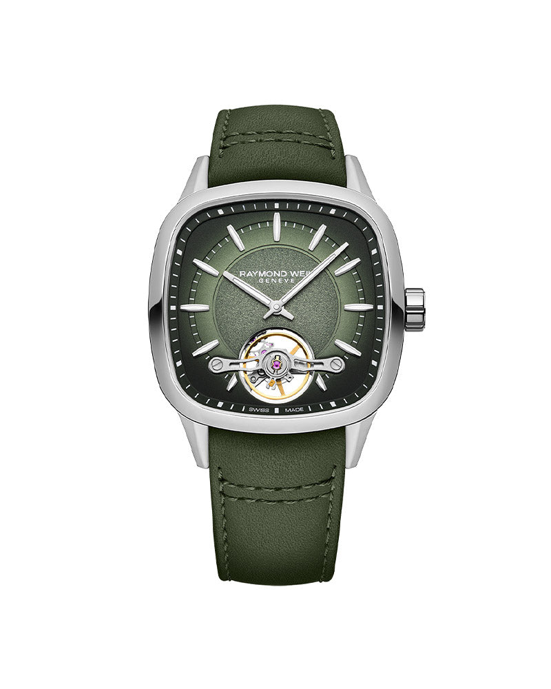 Freelancer Calibre Mens Automatic Grønn / Grønn 40x40mm