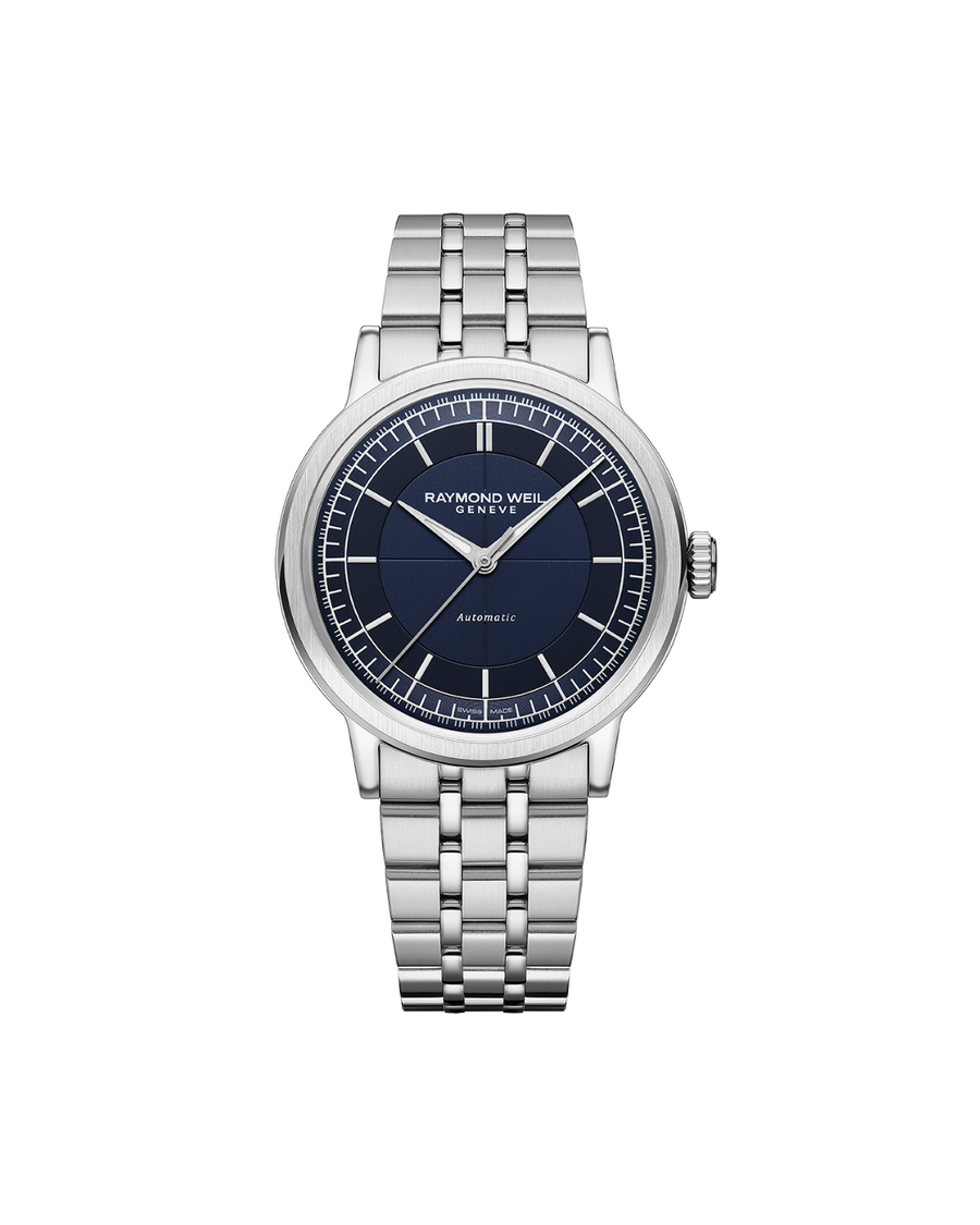 Millesime Mens Automatic Stål / Blå 39,5mm