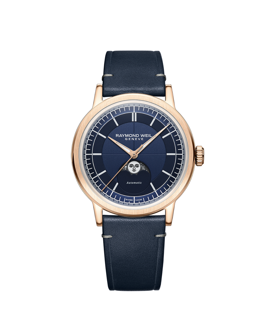 Millesime Automatic MoonPhase Stål / Blå  39mm