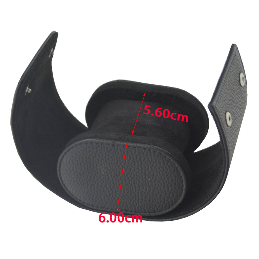 Klokkeboks Travel med 1 pute, sort