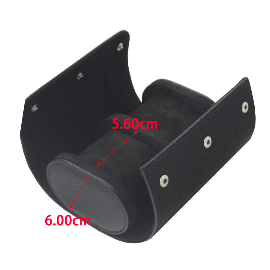 Klokkeboks Travel med 2 puter, sort