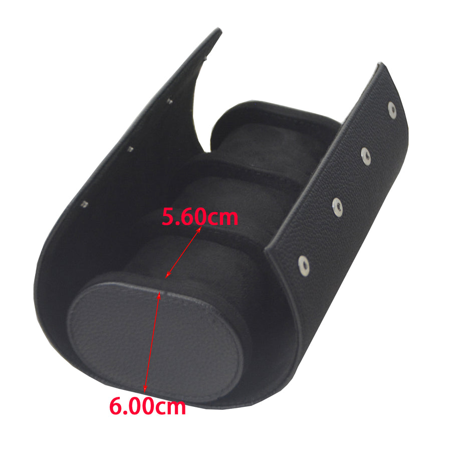 Klokkeboks Travel med 3 puter, sort