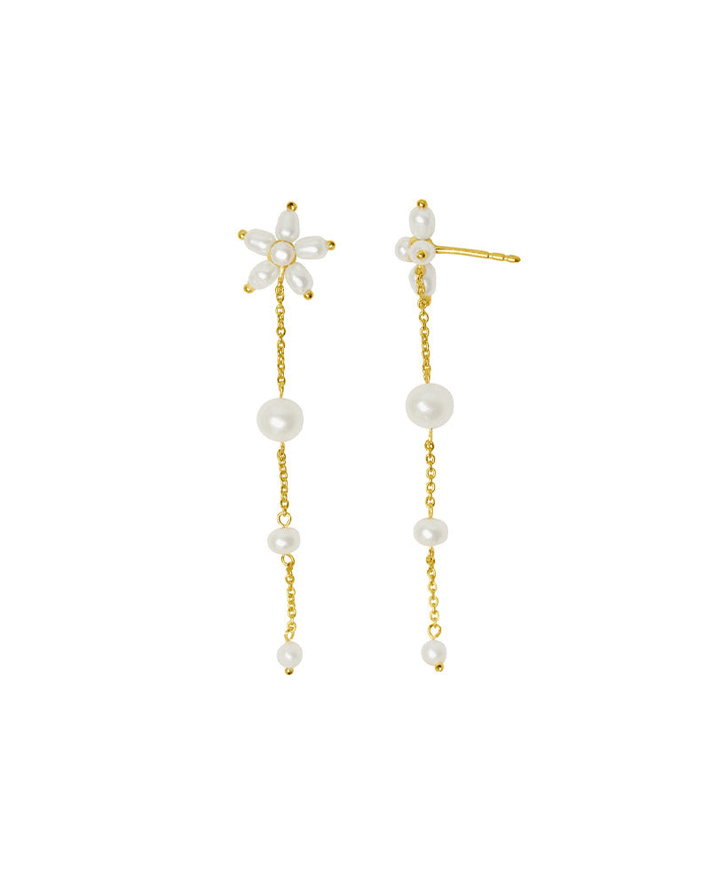Pearl Signature Earhanger Gold