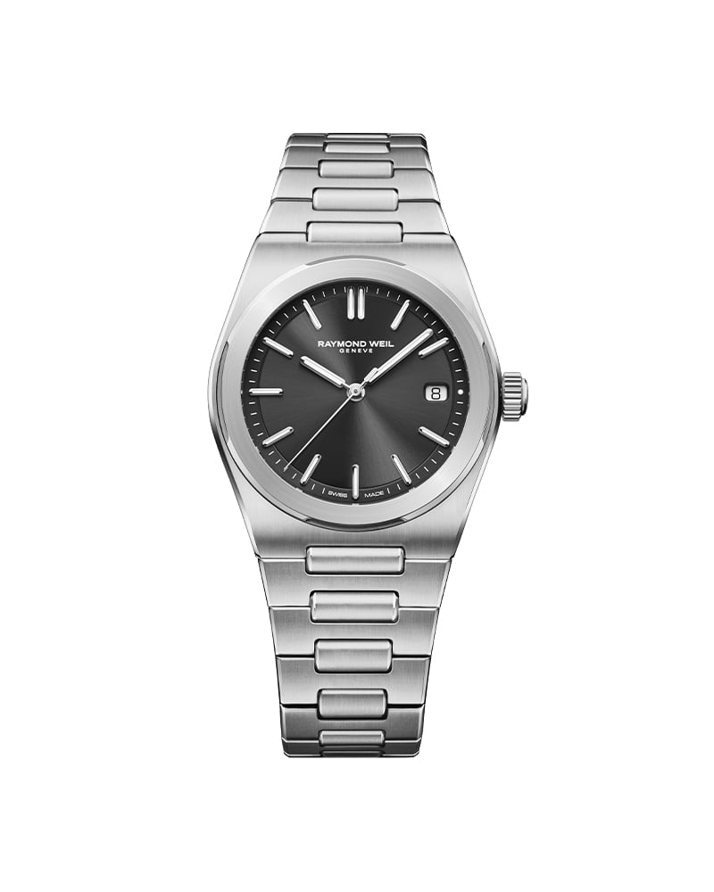 RW A.R.T Men herreklokke i sølvfarget stål (38mm)