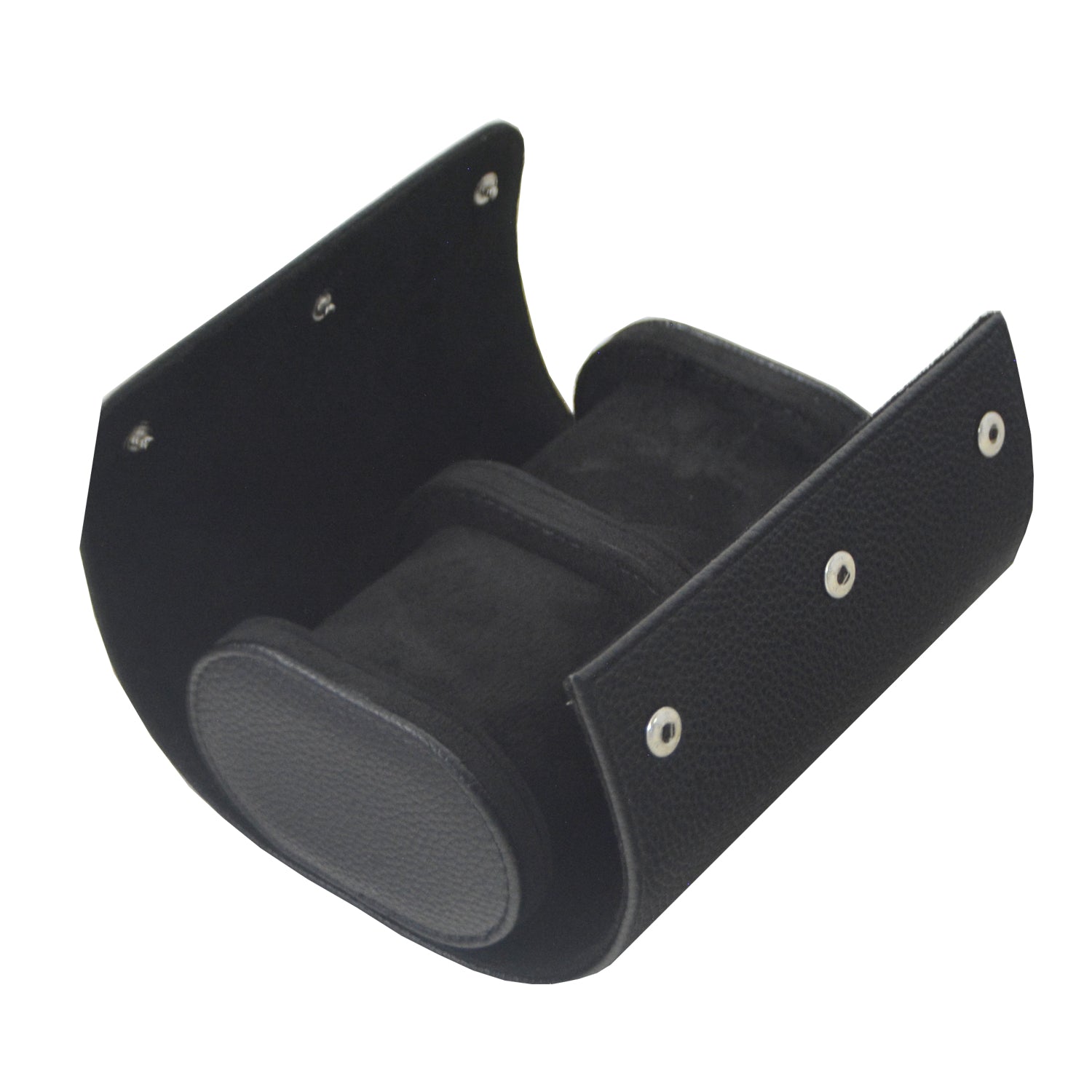 Klokkeboks Travel med 2 puter, sort