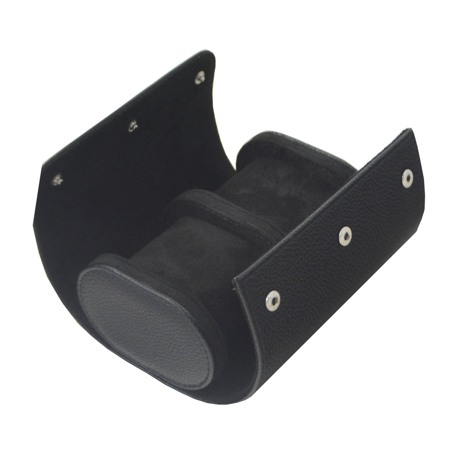 Klokkeboks Travel med 2 puter, sort