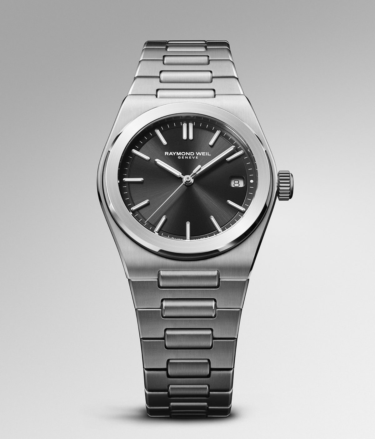 RW A.R.T Men herreklokke i sølvfarget stål (38mm)
