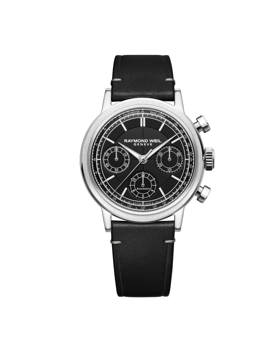 Millesime Automatic Chronograph Stål / Sort 39,5mm