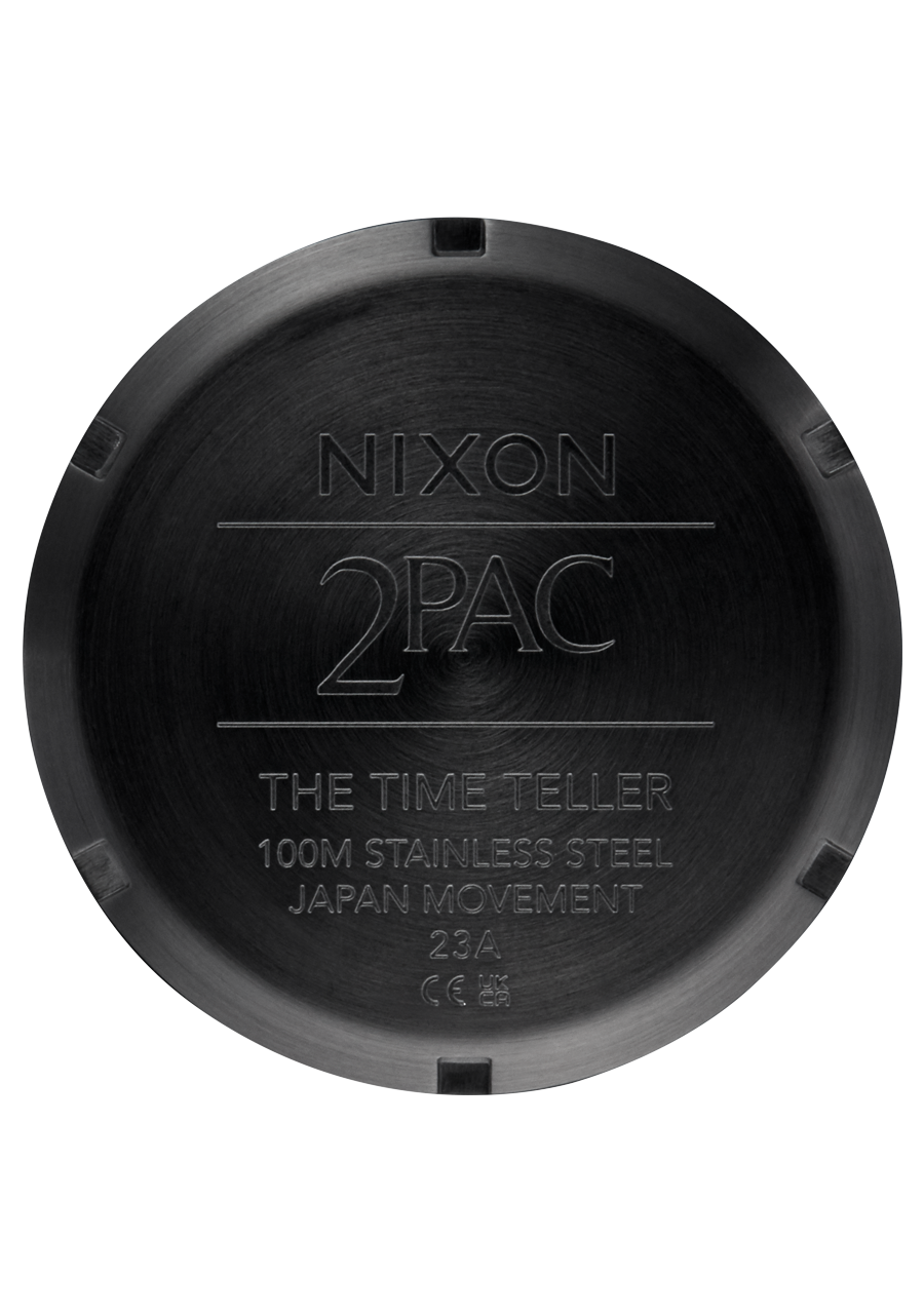 2PAC Time Teller Black / Gold 37mm