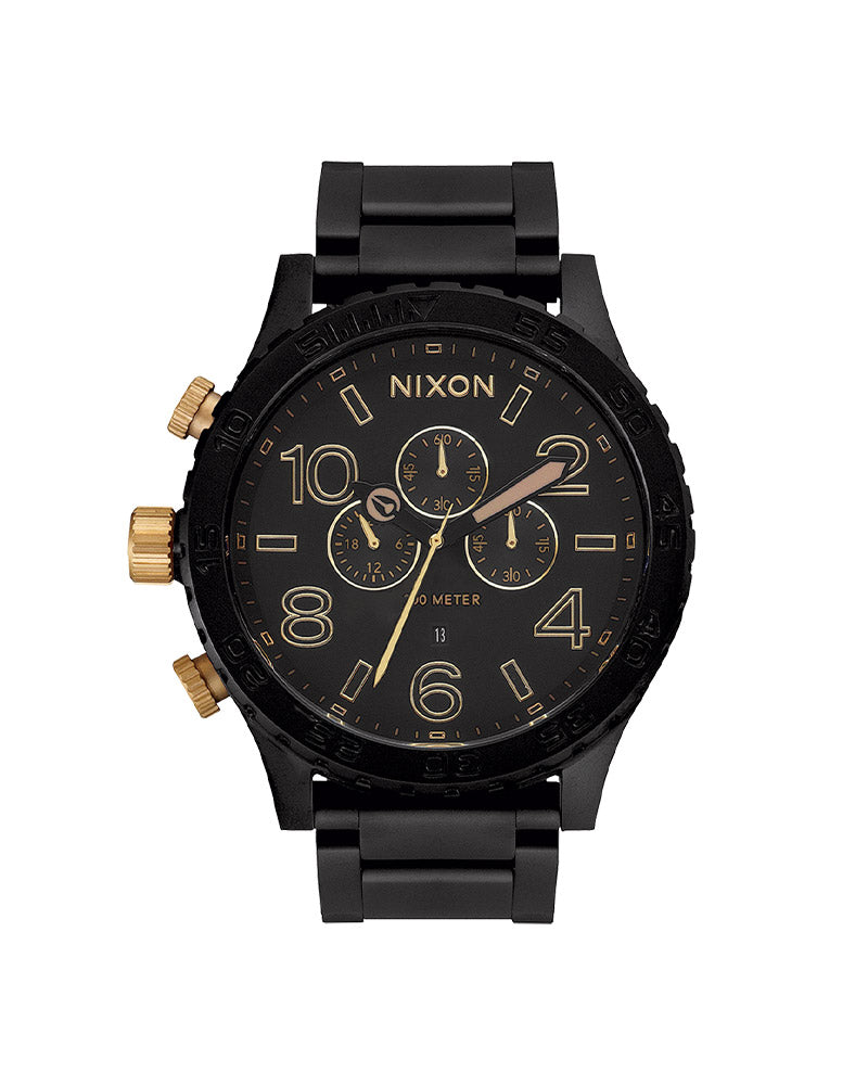 51-30 Chrono Matte Black / Gold 51 mm