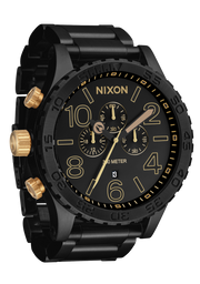 51-30 Chrono Matte Black / Gold 51 mm