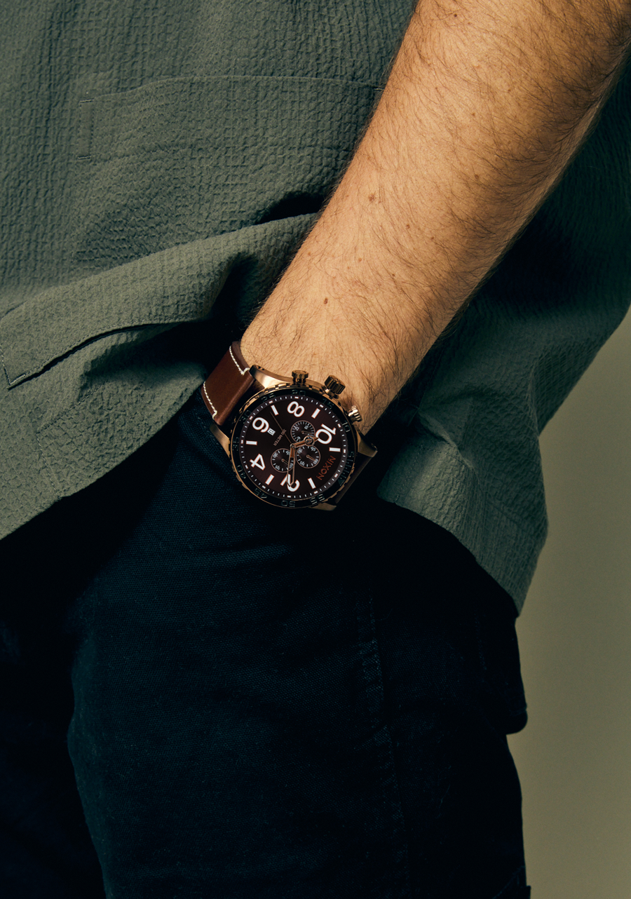 51-30 Chrono Brown / Black 51 mm