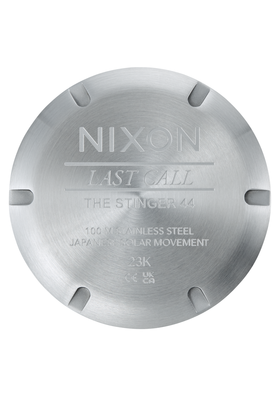 Nixon Stinger Solar Stainless Steel / Lysegrønn 44 mm