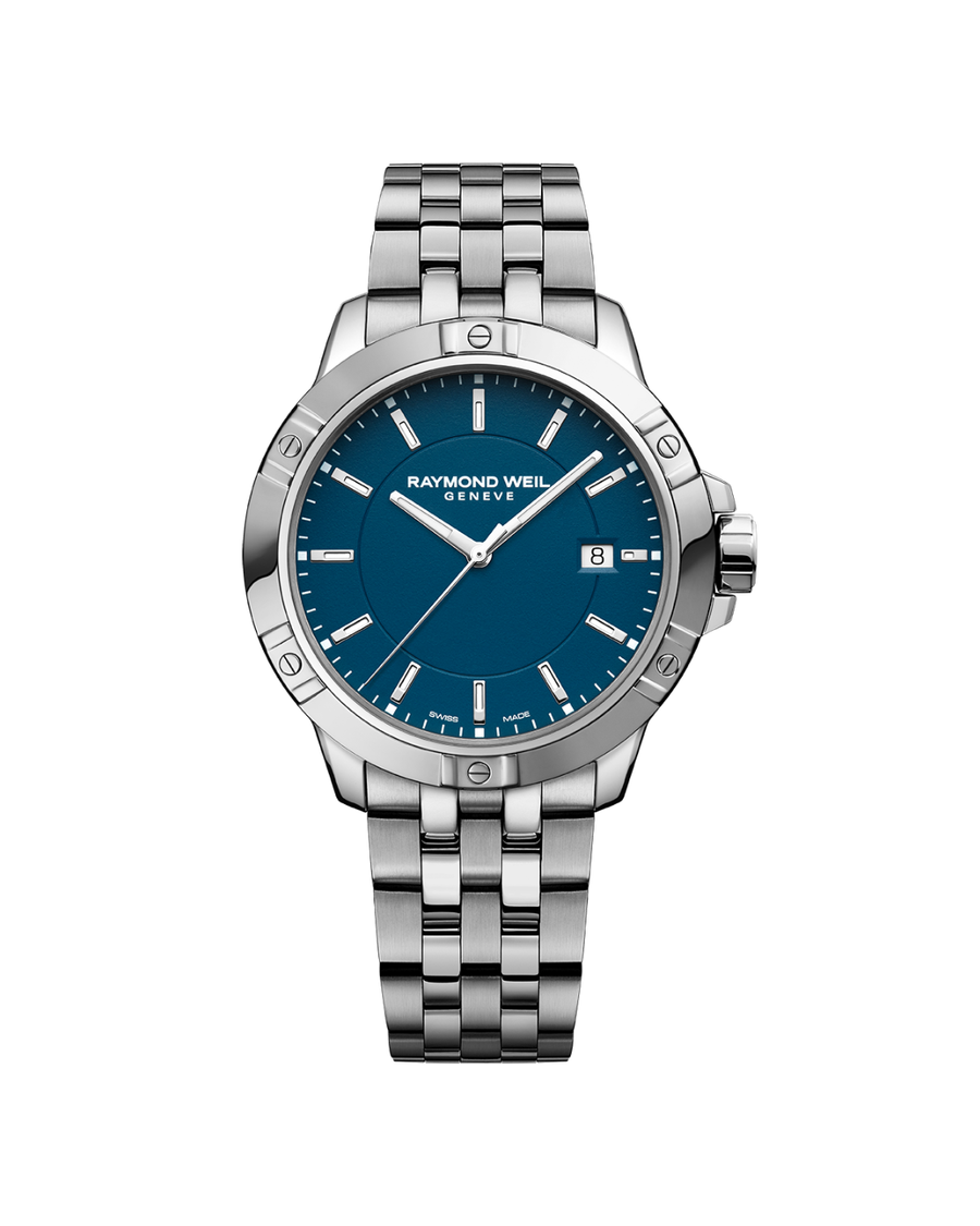 Tango Classic Mens Quartz Stål / Blå 41mm
