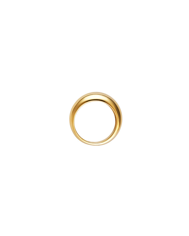 Bold Gold Ring - 52