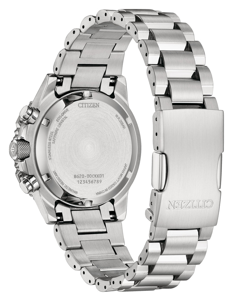 Citizen Sky Eco-Drive Chrono Stål / Sølv (40mm)