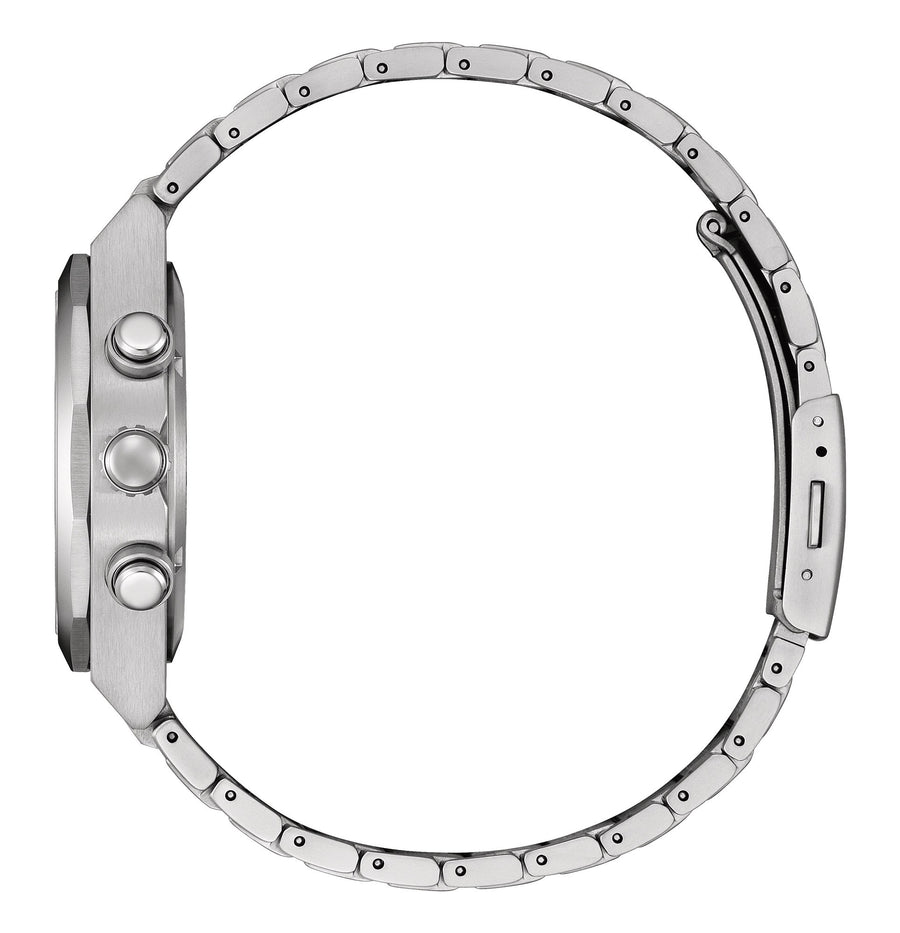 Titan Eco-Drive Sølvfarget / Grønn 41mm