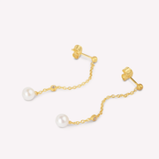 Coco Dangeling Pearls Gold