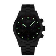 Flieger F-43 Bicompax Block Bracelet 43mm