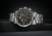 Flieger F-43 Bicompax Block Bracelet 43mm