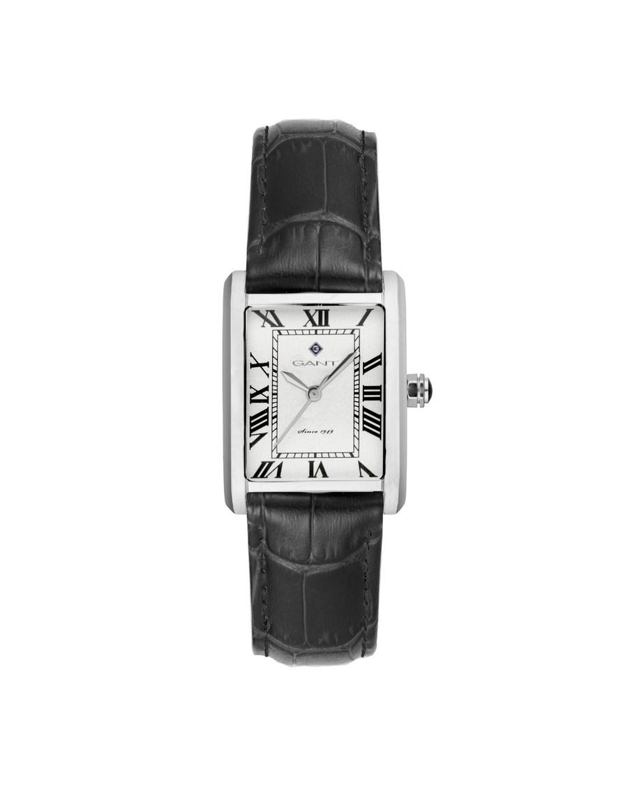 Rhode Island Heritage Lady Sort rem / Stål 24mm