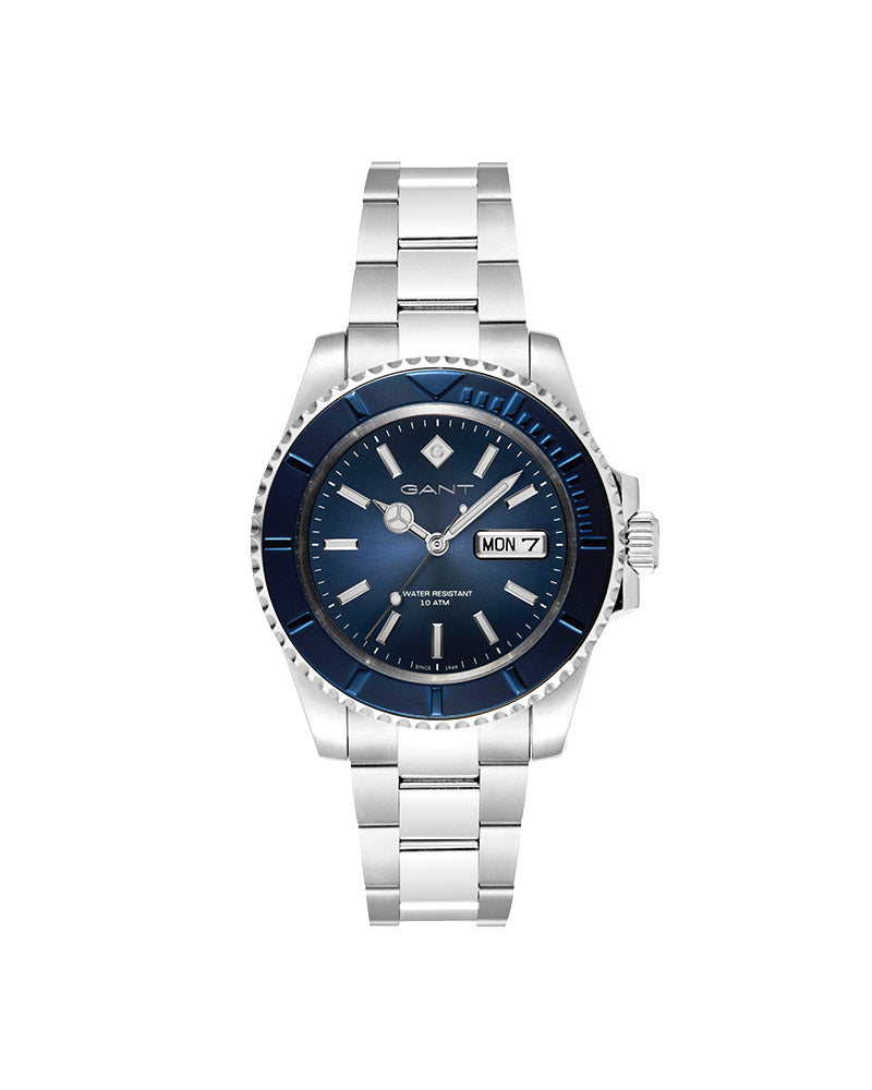 Watertown Ceramic Bezel Stål / Blå 41mm