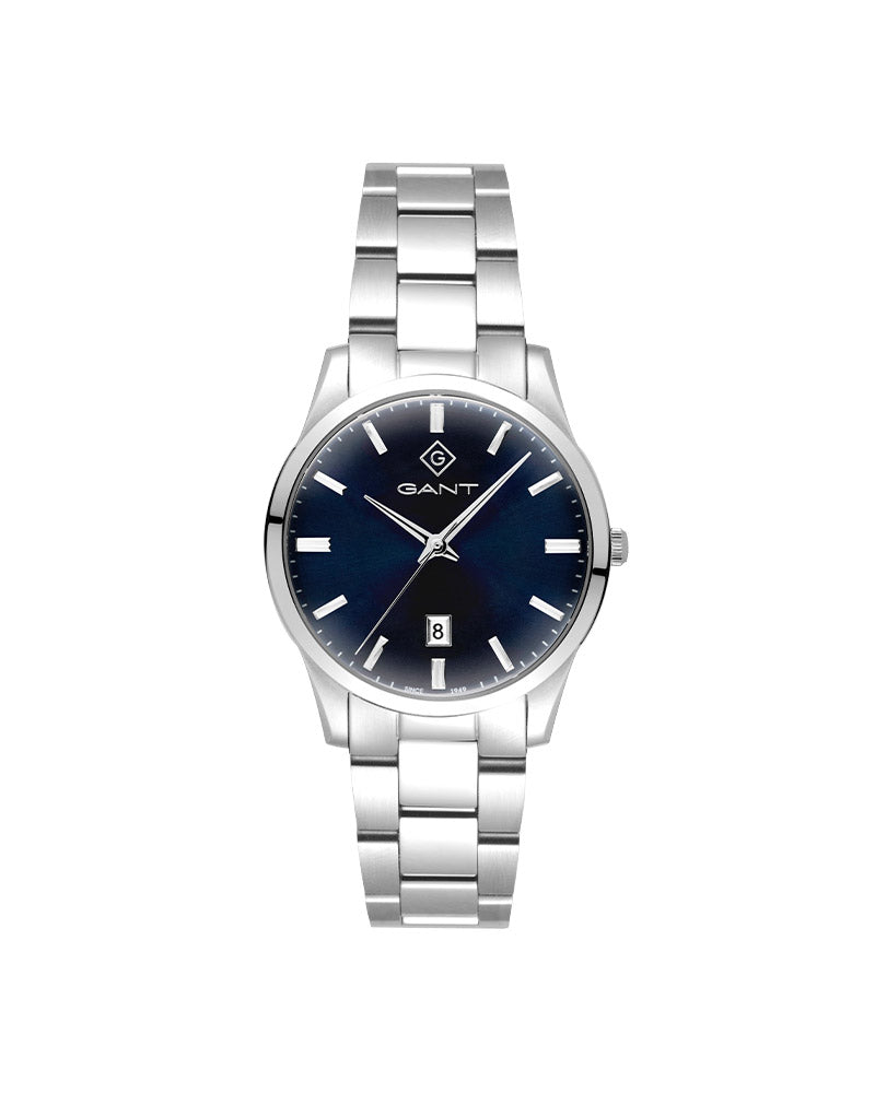 Taunton Stål / Blå 39mm