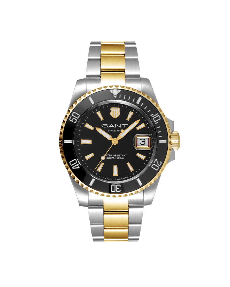 Prestige 250 Tofarget stål / Sort 41mm