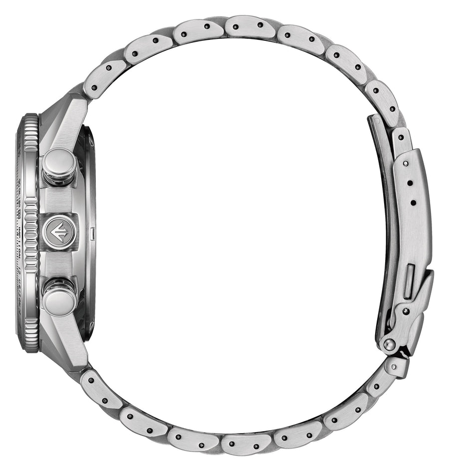 CITIZEN SS ECO-DRIVE PROMAS. CHRONO BLÅ SKIVE Ø43MM