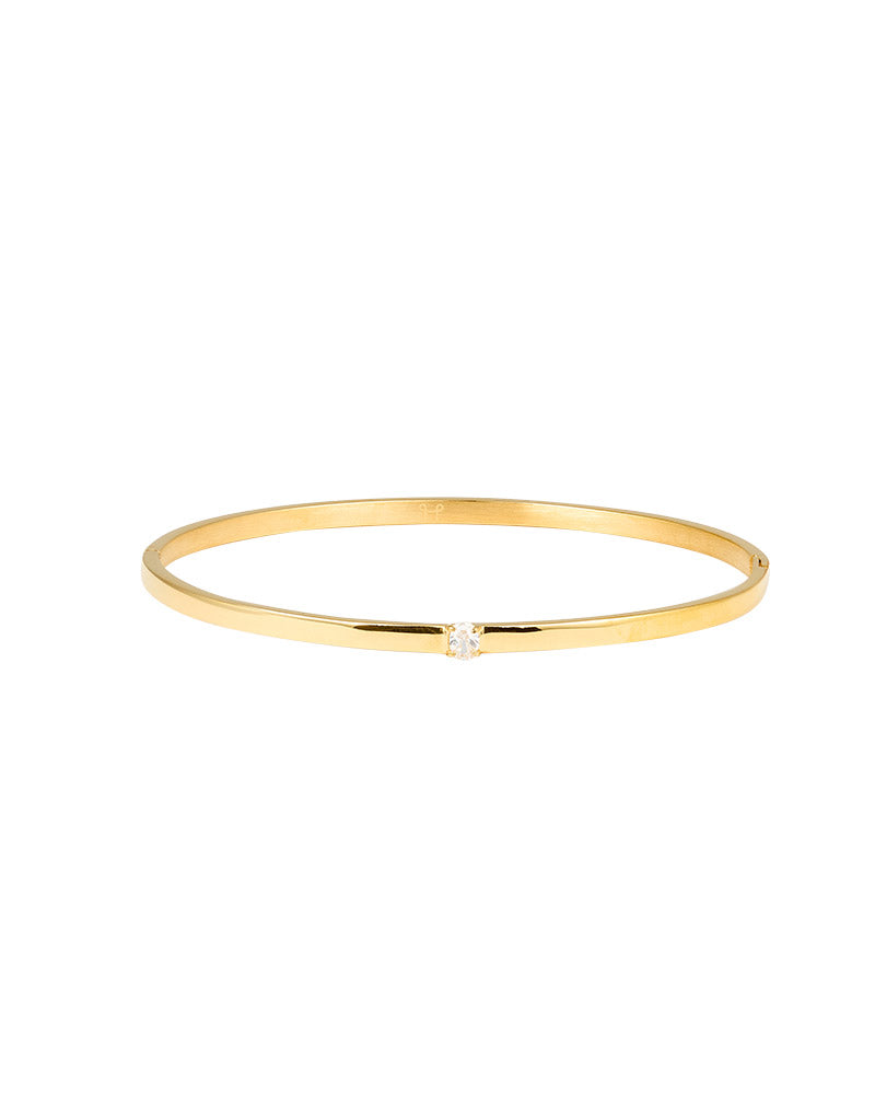 Mockberg Nisrine Gold Bangle (Large)
