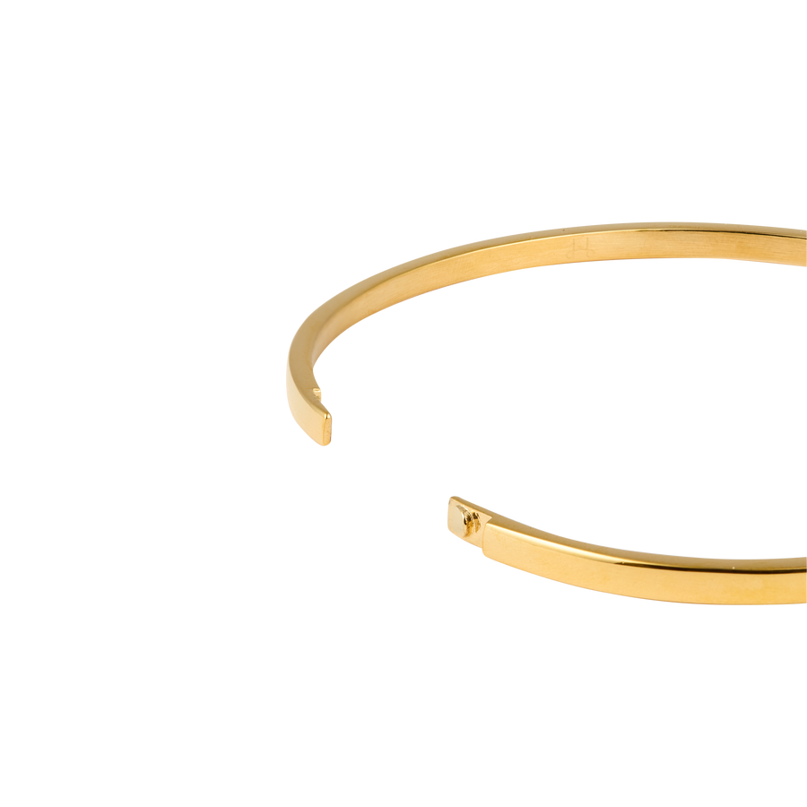 Mockberg Nisrine Gold Bangle (Large)