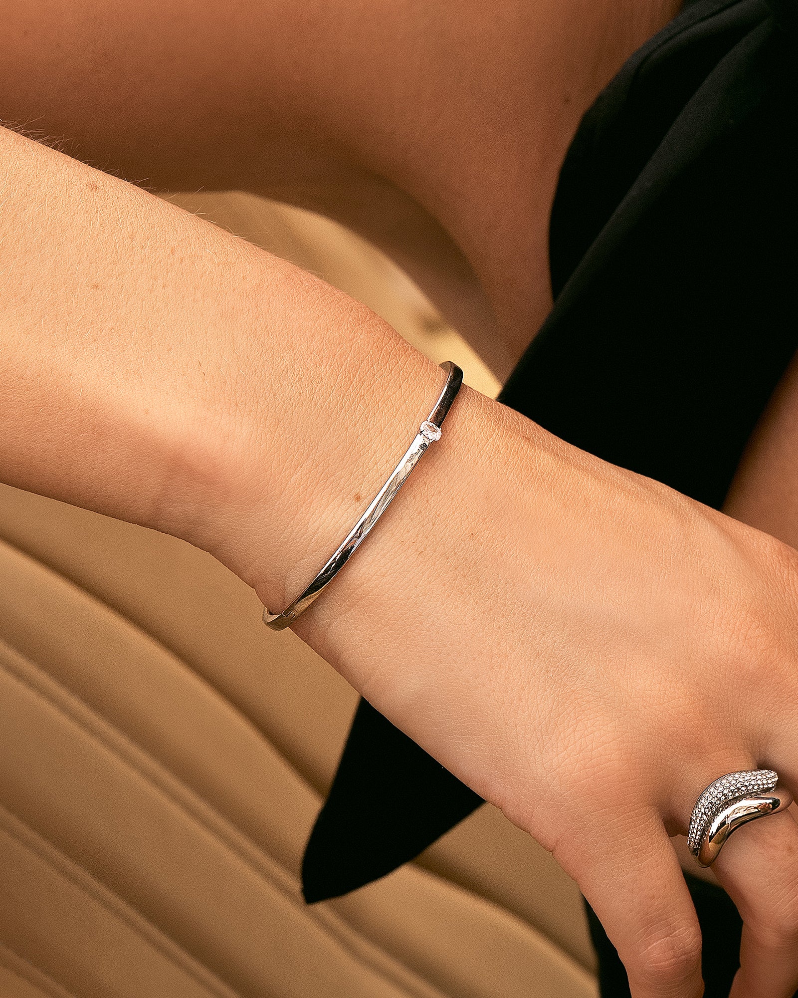 Mockberg Nisrine Steel Bangle