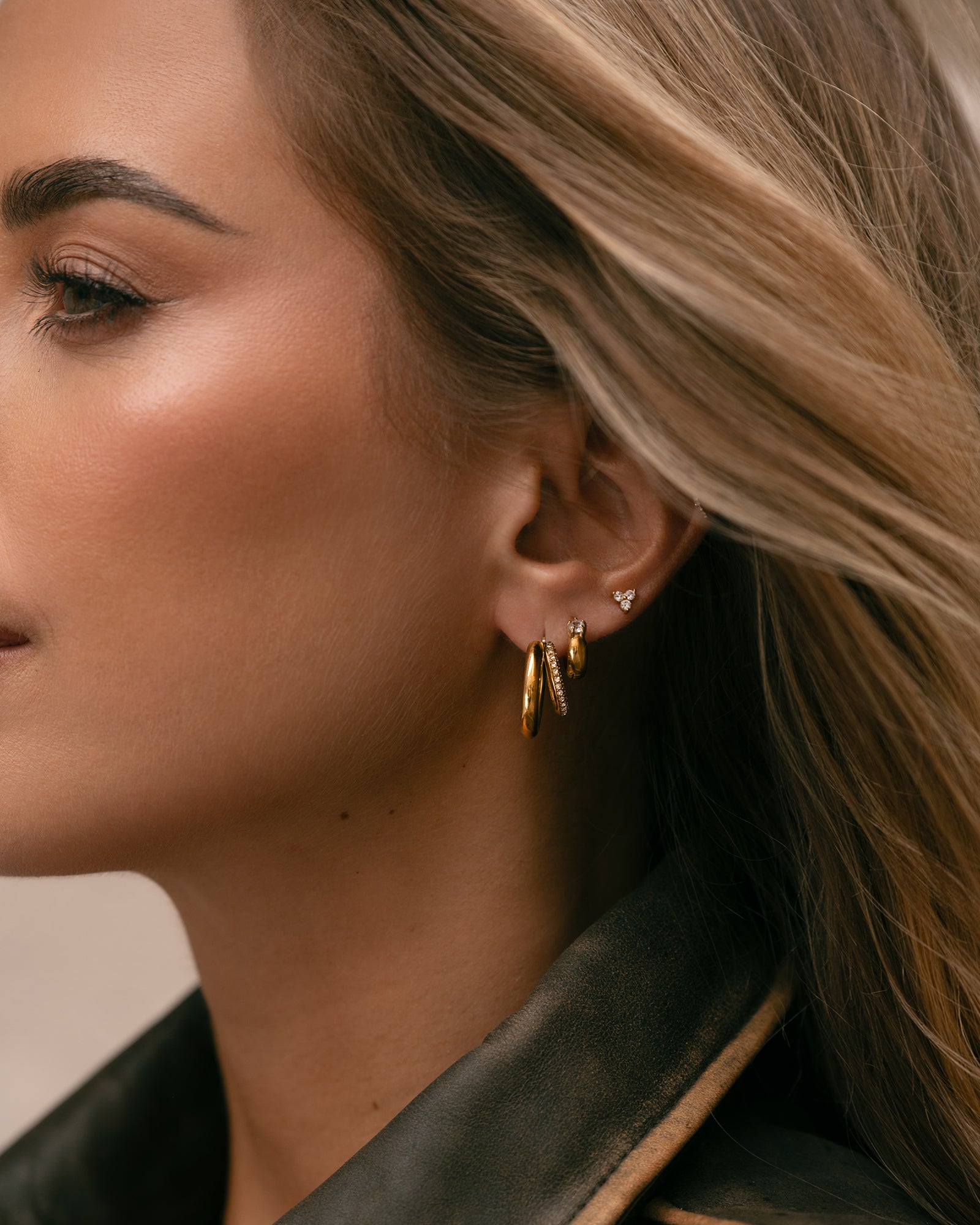 Mockberg Raya Gold Hoops