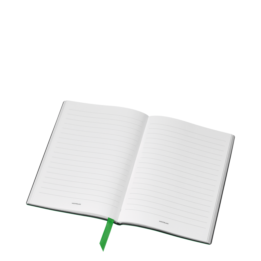 Notatbok #146, grønn – linjerte sider