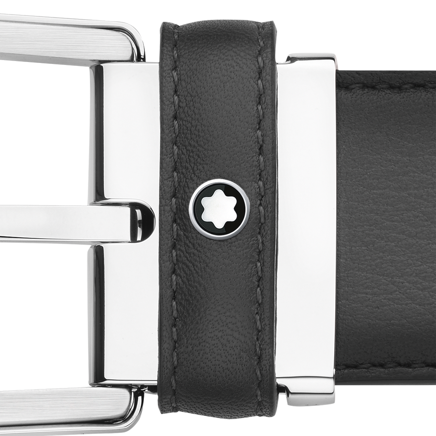 Horseshoe Buckle Gray 35mm Belte, Grå