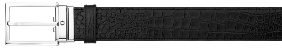 Montblanc Belt 35mm Black Leather